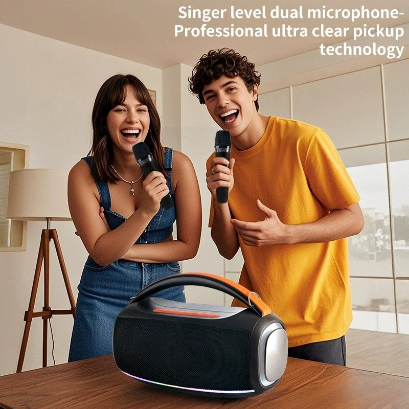 Big Power Portable Bluetooth Speaker TWS Stereo Wireless Subwoofer RGB Light Outdoor Karaoke Machine with USB/AUX/TF Card Player
Big Power Portable Bluetooth Speaker TWS Stereo Wireless Subwoofer RGB Light Outdoor Karaoke Machine with USB/AUX/TF Card Player