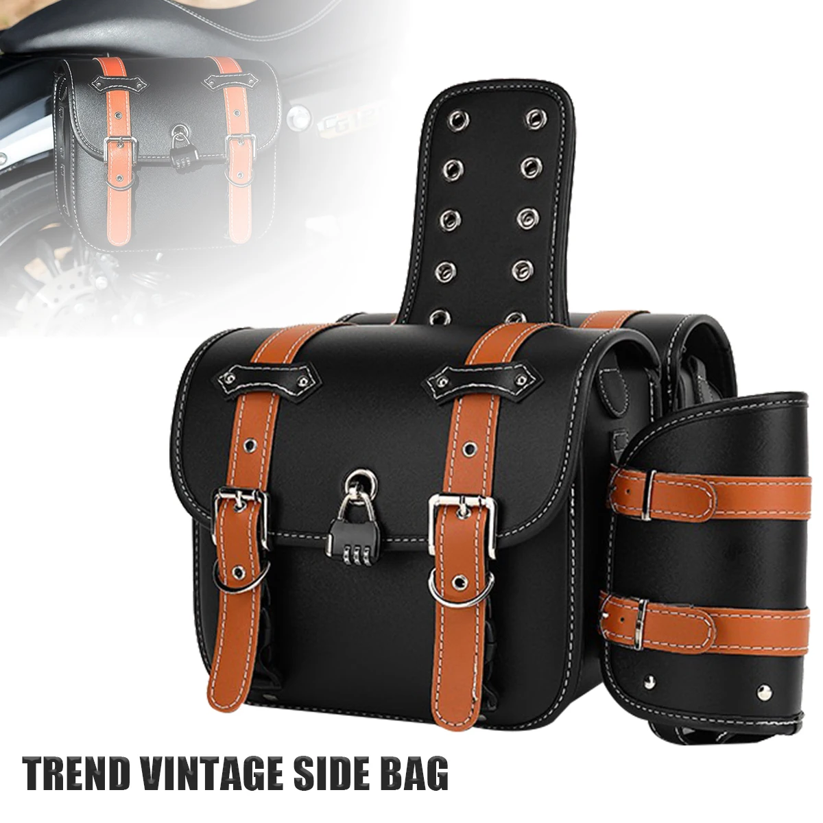 Retro Fashion Motorcycle Saddle Bags Pouch Storage Case Side Luggage Tank Suitcase Waterproof PU Leather Motorbike Accessories
Retro Fashion Motorcycle Saddle Bags Pouch Storage Case Side Luggage Tank Suitcase Waterproof PU Leather Motorbike Accessories