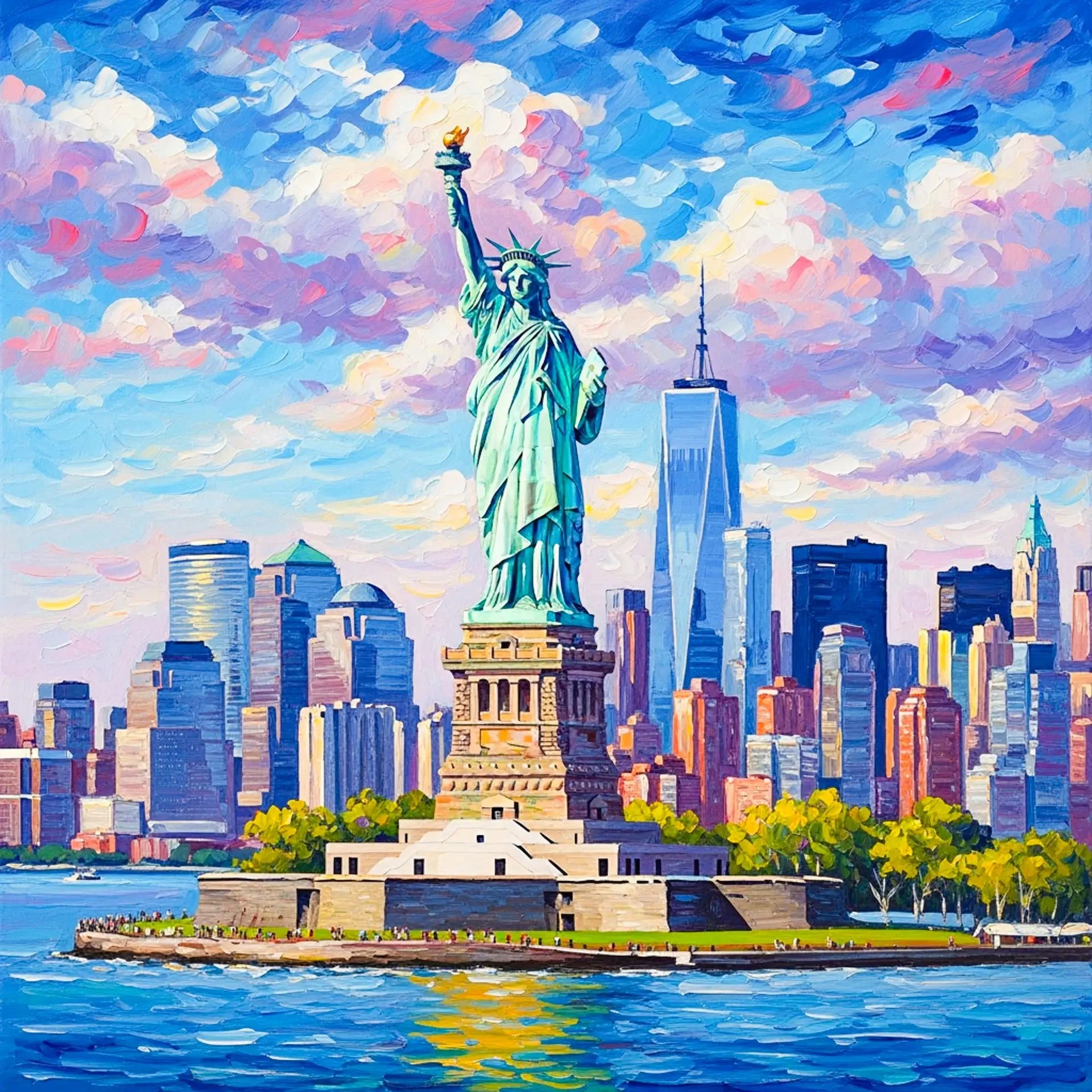 Statue of Liberty City Scenery 500PCS/1024 PCS Jigsaw Puzzles Family Activity Games DIY Puzzle for Living Room Home Decor Gift
Statue of Liberty City Scenery 500PCS/1024 PCS Jigsaw Puzzles Family Activity Games DIY Puzzle for Living Room Home Decor Gift