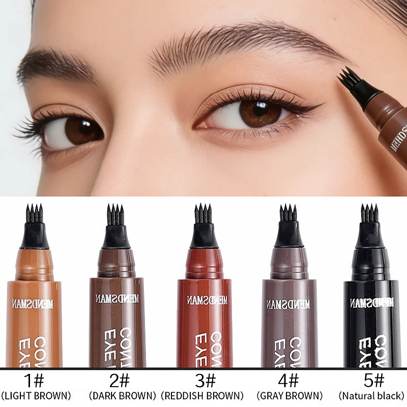 4 Splitted Head Eyebrow Pencil Long Last Smudge Proof Waterproof Sweat Proof High Pigmented Easy Apply Liquid Brow Makeup Pen
4 Splitted Head Eyebrow Pencil Long Last Smudge Proof Waterproof Sweat Proof High Pigmented Easy Apply Liquid Brow Makeup Pen