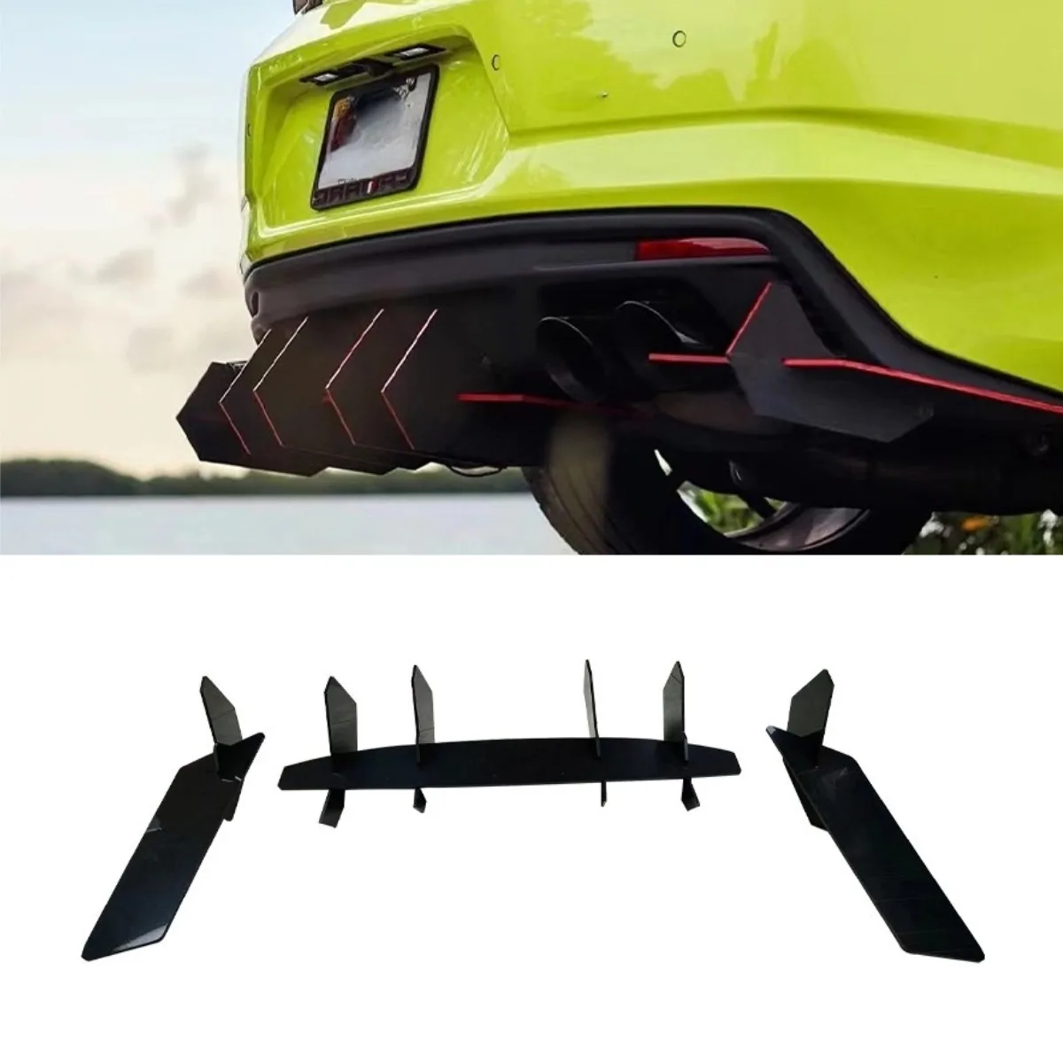 For Chevrolet Camaro C6 2015-2025 Car Rear Bumper Spoiler Lip Diffuser Modification Part Bumper Guard Protector Car Accessories
For Chevrolet Camaro C6 2015-2025 Car Rear Bumper Spoiler Lip Diffuser Modification Part Bumper Guard Protector Car Accessories
