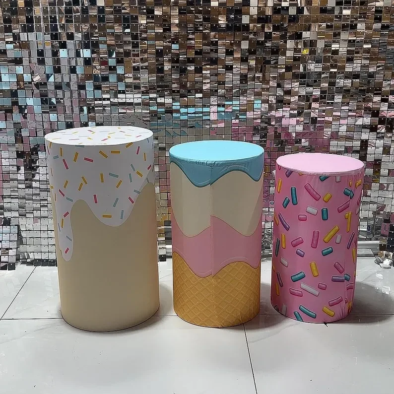 Mehofond Pink Donuts Ice Cream Backdrop Kids Birthday Party Cylinder Cover Baby Shower Festa Balloon Parties Plinth Decoration
Mehofond Pink Donuts Ice Cream Backdrop Kids Birthday Party Cylinder Cover Baby Shower Festa Balloon Parties Plinth Decoration