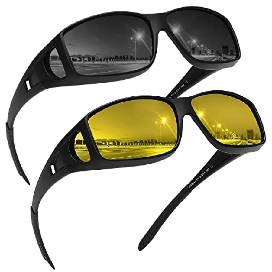 MEETSUN Fit Over Glasses Sunglasses for Men Women, Wrap Around Sunglasses Polarized UV400 Protection
MEETSUN Fit Over Glasses Sunglasses for Men Women, Wrap Around Sunglasses Polarized UV400 Protection