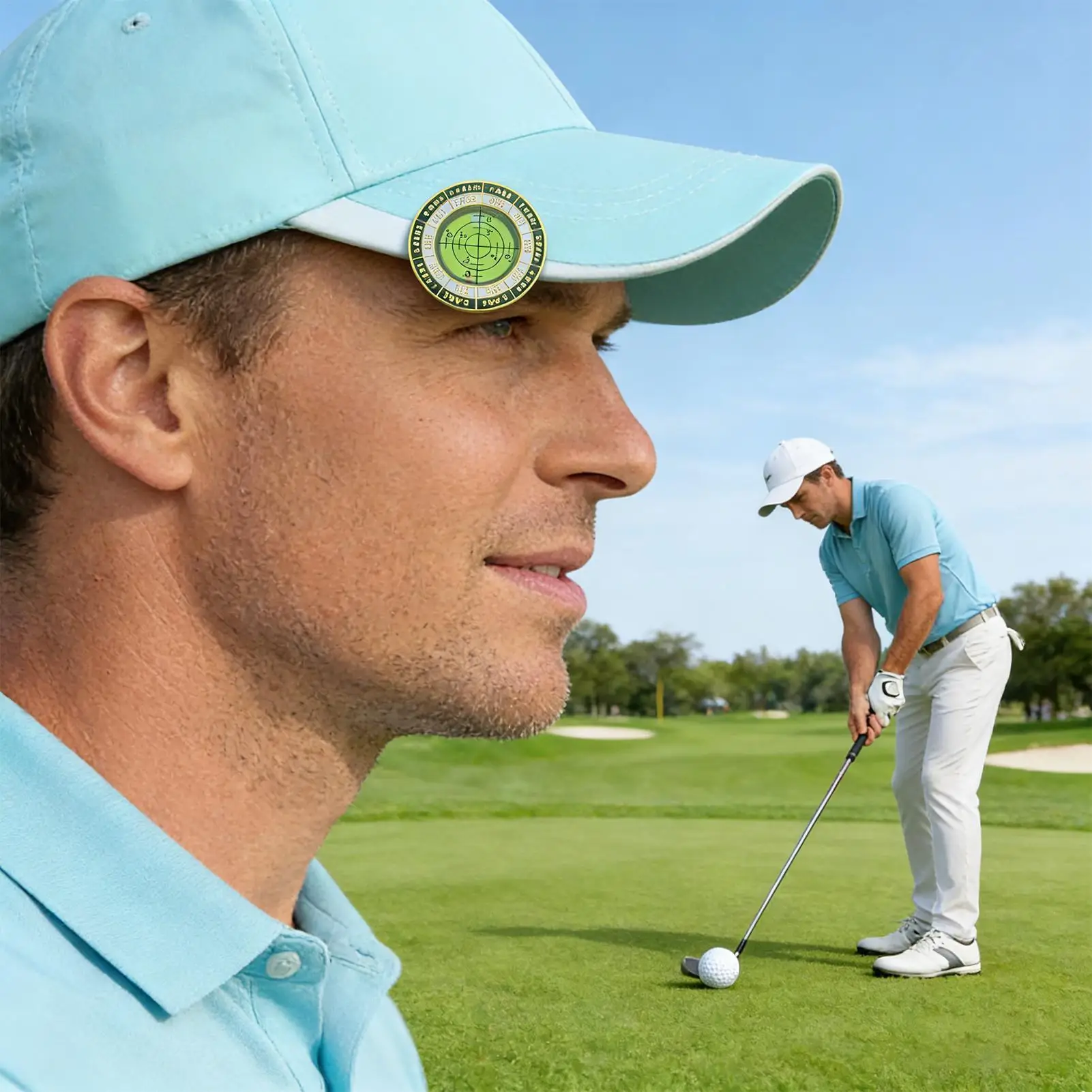 Golf Green Reader Portable Putting Alignment Aid Golfing Gadget Round Green Reader for Men Women Adults Golfers Outdoor Golfing
Golf Green Reader Portable Putting Alignment Aid Golfing Gadget Round Green Reader for Men Women Adults Golfers Outdoor Golfing