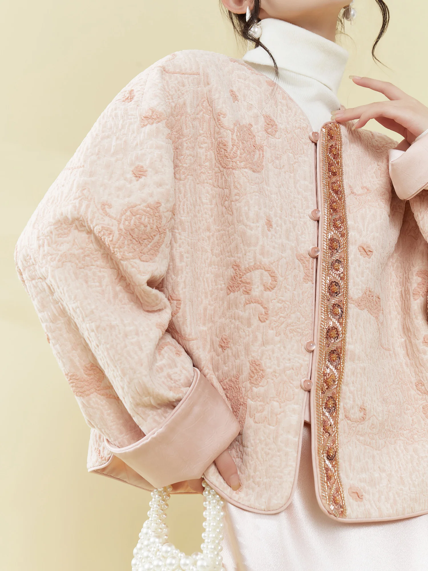 New Chinese Sle Pearl Button Long Sve Women's Jaet Textured Flowing Era 2025 Autumn Faion Commute Loose Polyester
New Chinese Sle Pearl Button Long Sve Women's Jaet Textured Flowing Era 2025 Autumn Faion Commute Loose Polyester