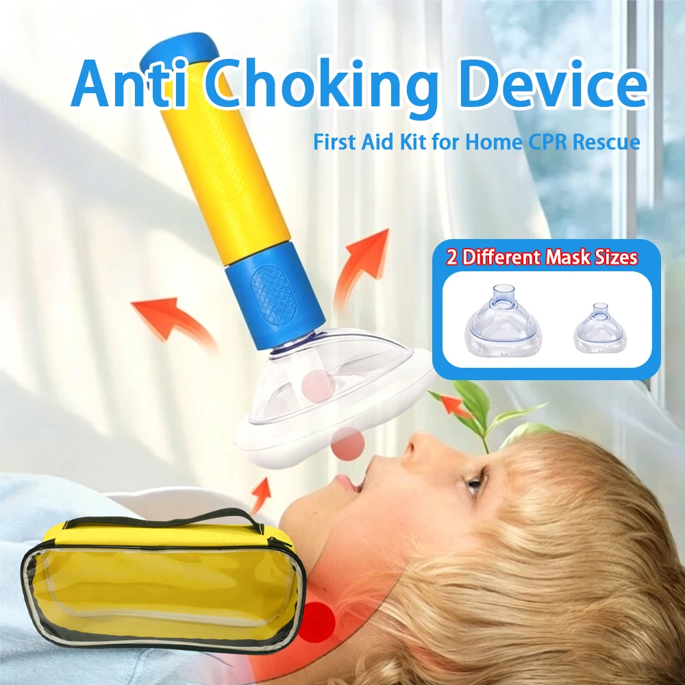 Anti Choking Device Life Saving Suction Emergency Anti Asphyxia CPR Training Mask First Aid Kit Adults & Children Home Rescue
Anti Choking Device Life Saving Suction Emergency Anti Asphyxia CPR Training Mask First Aid Kit Adults & Children Home Rescue