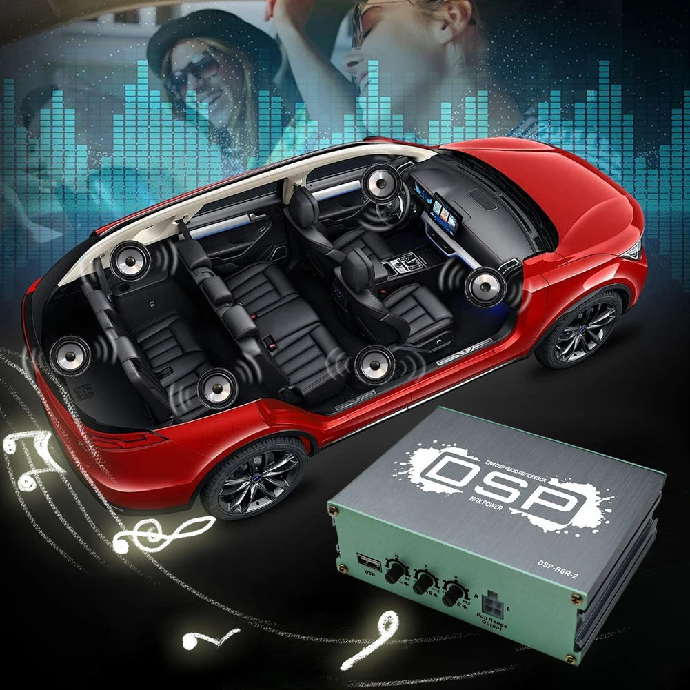 Car DSP Digital Audio Processor Support APP Control Navigation Sound Quality Enhancement Effect for Car Audio Enhancement
Car DSP Digital Audio Processor Support APP Control Navigation Sound Quality Enhancement Effect for Car Audio Enhancement