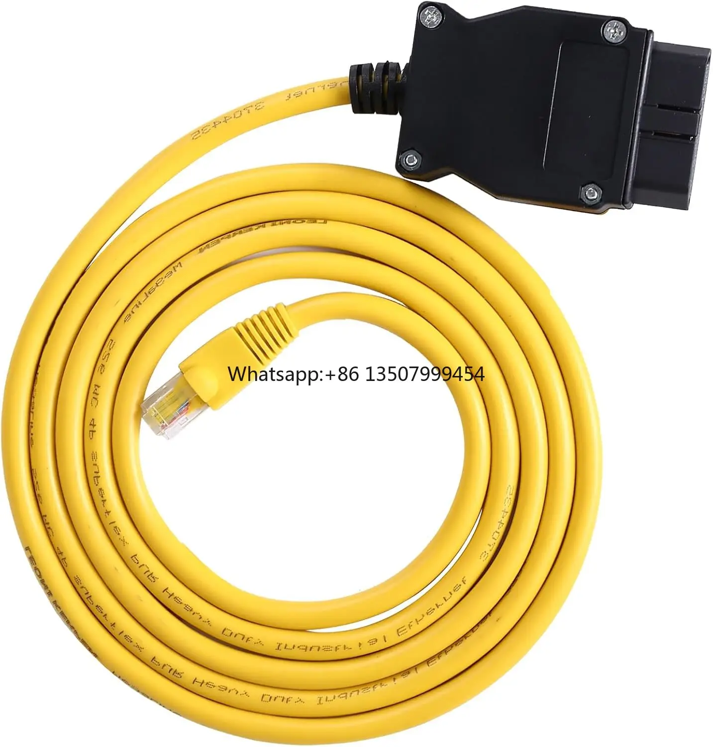 Enet OBD2 Cable for BMW F- Series Coding ENET Cable RJ45 Compatible With OBD Cable, 6.6ft/2M
Enet OBD2 Cable for BMW F- Series Coding ENET Cable RJ45 Compatible With OBD Cable, 6.6ft/2M