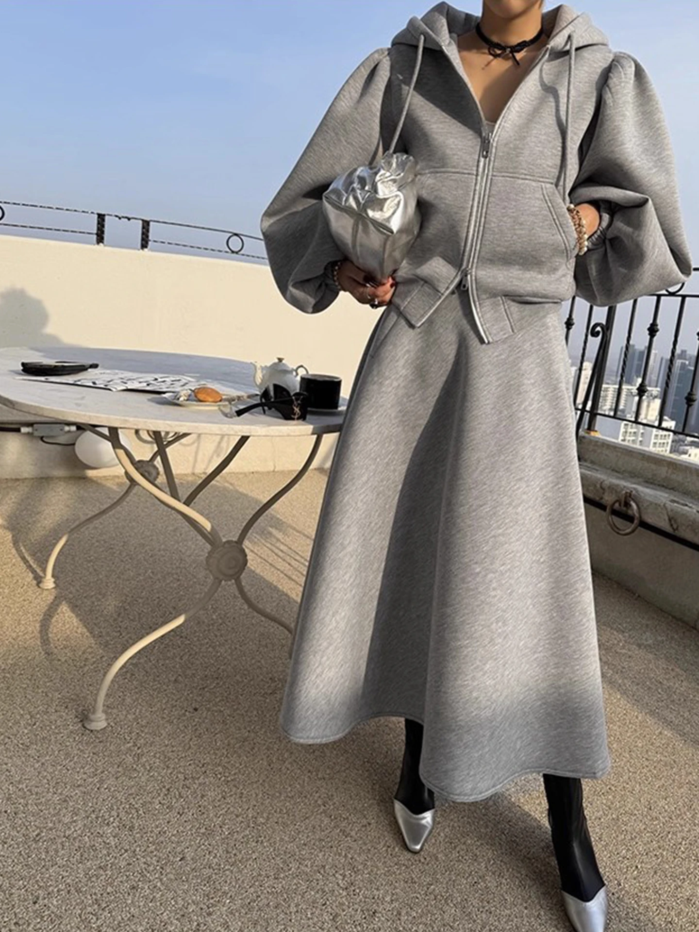 ay Толстовка Jaet Женская спортивная одежда Комплект с высокой талией Тонкая юбка трапециевидной формы Long Sve Commute Sle Winter Faion Set
ay Толстовка Jaet Женская спортивная одежда Комплект с высокой талией Тонкая юбка трапециевидной формы Long Sve Commute Sle Winter Faion Set