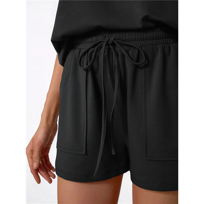 【SEE】2 Piece Sets For Women Casual Summer Lounge Set Cap Sleeve Tops And Elastic Waist Shorts Tracksuit
【SEE】2 Piece Sets For Women Casual Summer Lounge Set Cap Sleeve Tops And Elastic Waist Shorts Tracksuit