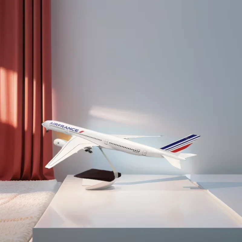 Resin Aircraft 1:142 Scale 47CM Airbus Toy A350 Air France Aircraft Model with Lights and Wheels Die-cast for Collection
Resin Aircraft 1:142 Scale 47CM Airbus Toy A350 Air France Aircraft Model with Lights and Wheels Die-cast for Collection