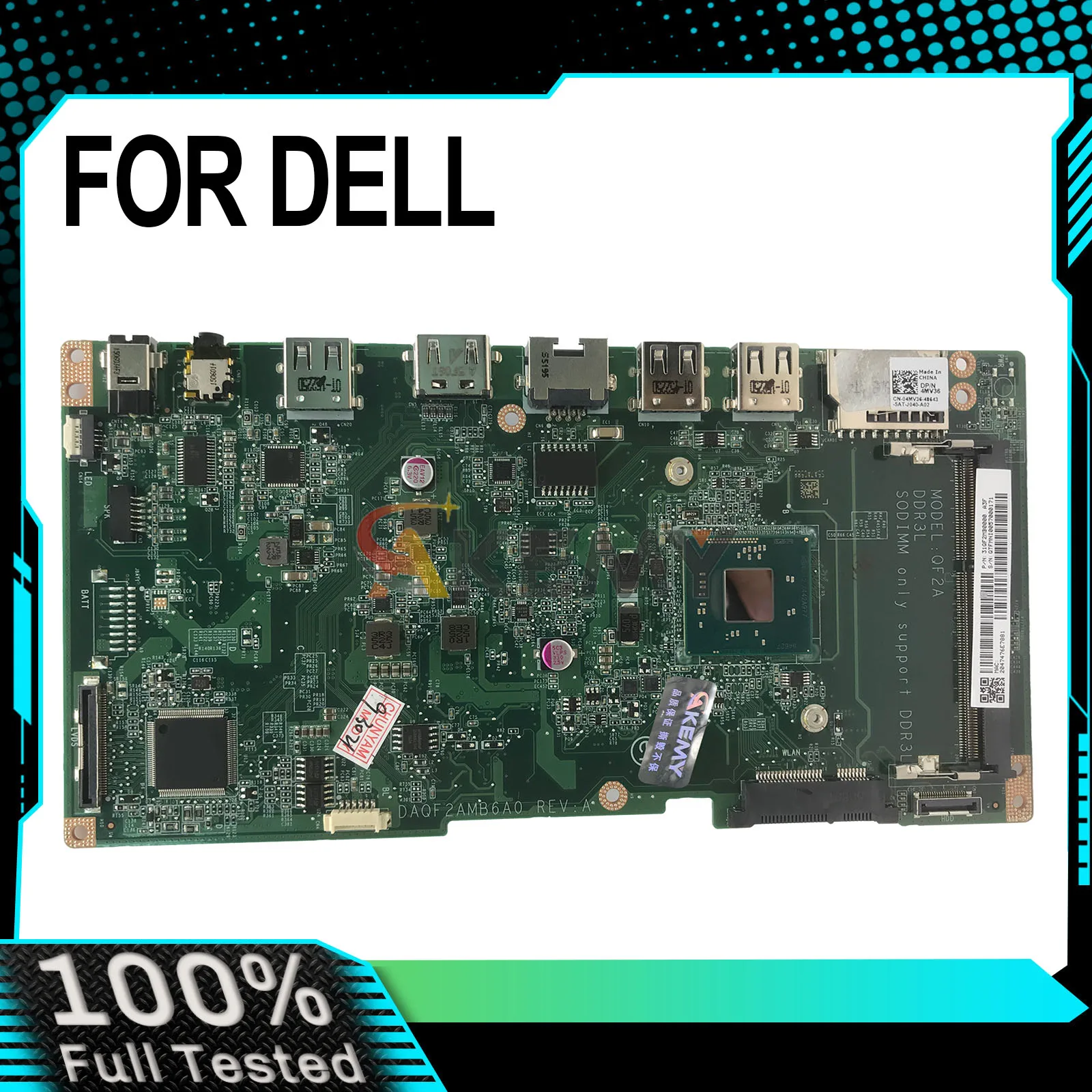 For DELL Inspiron All In One 20 3043 DAQF2AMB6A0 Laptop Motherboard N2830 N2840 N3530 CN-08TF4X 0F65P3 04MV36 100% Tested OK
For DELL Inspiron All In One 20 3043 DAQF2AMB6A0 Laptop Motherboard N2830 N2840 N3530 CN-08TF4X 0F65P3 04MV36 100% Tested OK