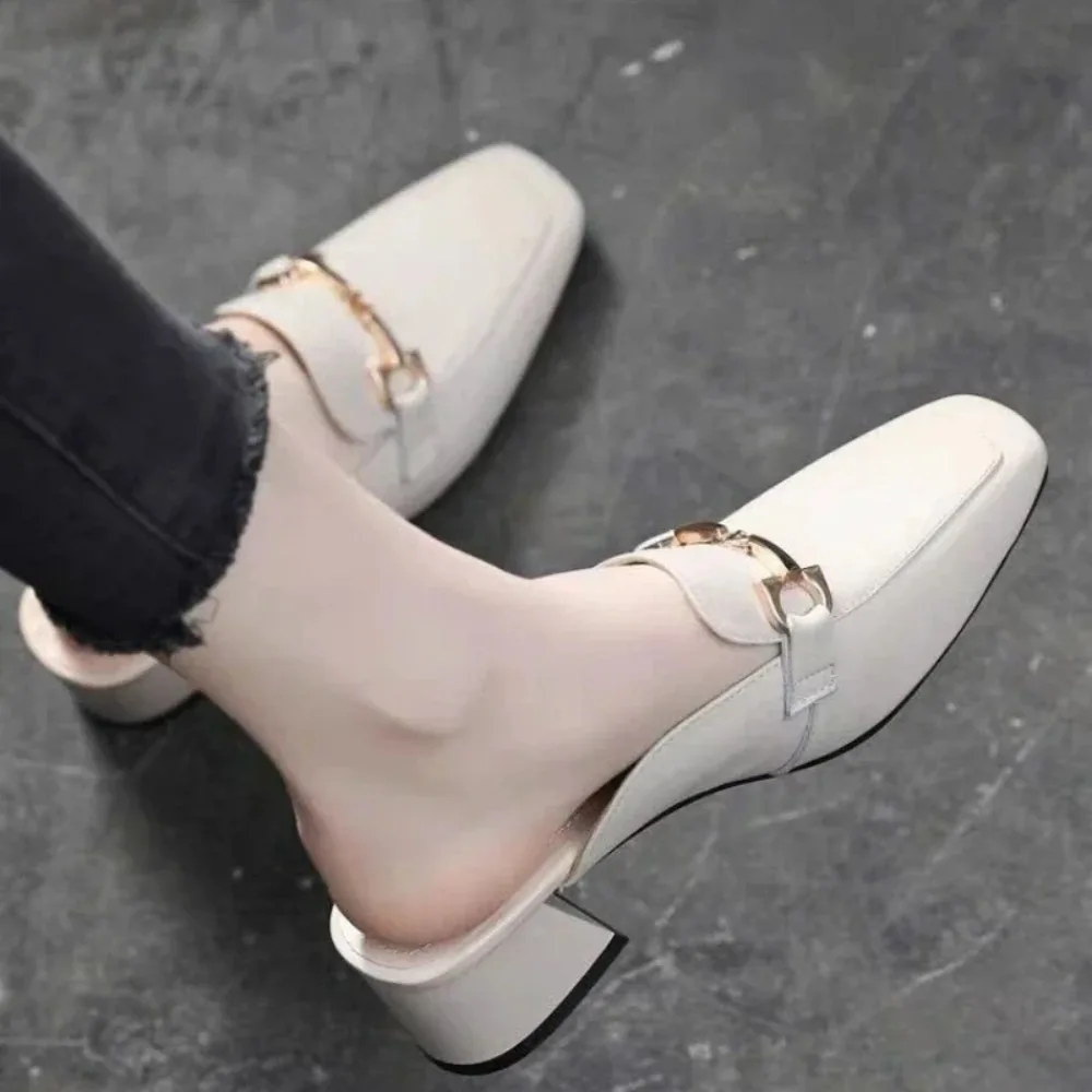 2024 High Quality Ladies Shoes Mules Women's High Heels Fashion Hot Sale Pumps Square Heel Solid Female Shoes High Heels
2024 High Quality Ladies Shoes Mules Women's High Heels Fashion Hot Sale Pumps Square Heel Solid Female Shoes High Heels