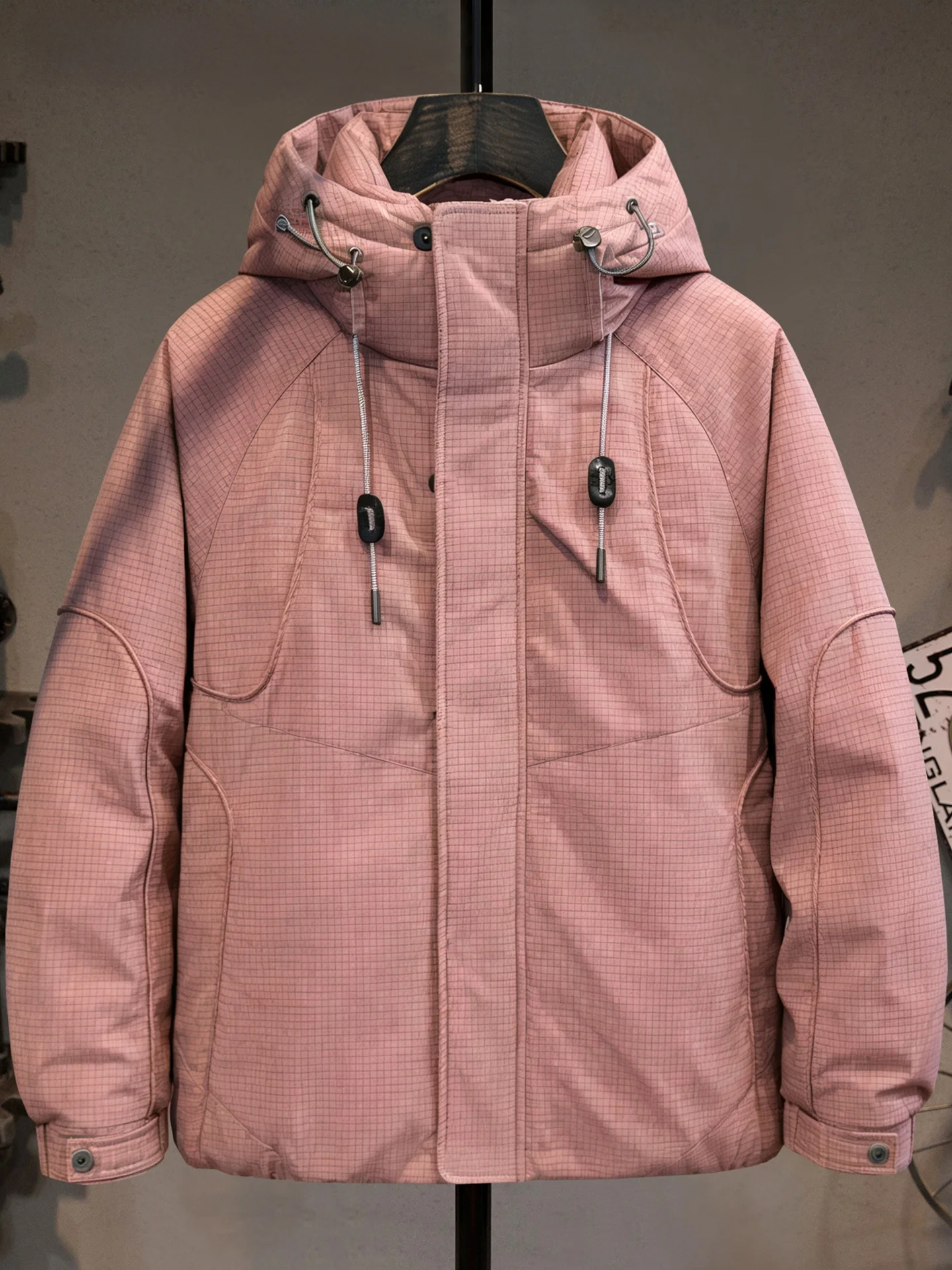 Модная мужская утепленная куртка с капюшоном в клетку, на белом утином пуху, теплая, морозостойкая, для активного отдыха, повседневная, зимняя, новинка
Модная мужская утепленная куртка с капюшоном в клетку, на белом утином пуху, теплая, морозостойкая, для активного отдыха, повседневная, зимняя, новинка