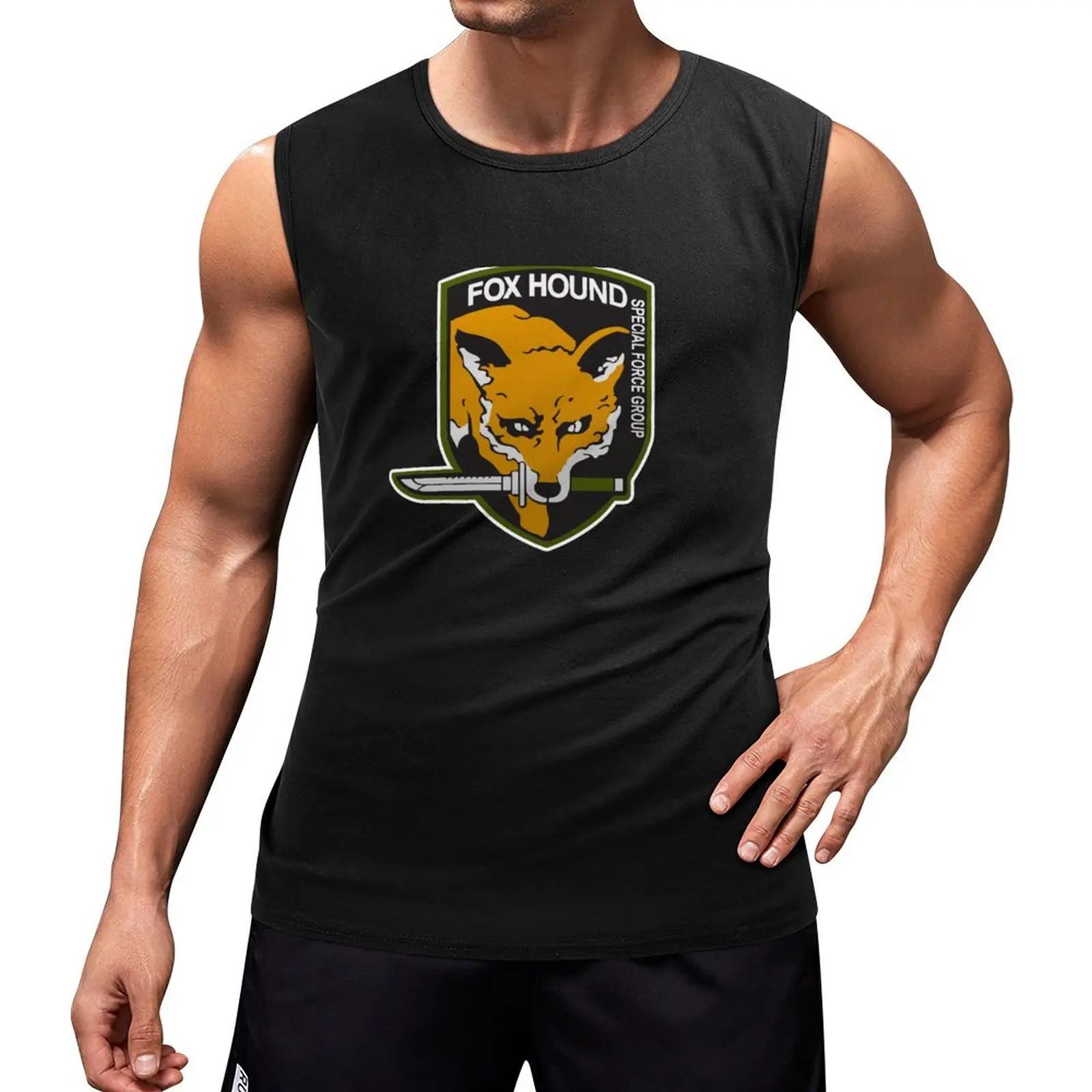 Fox Hound Special Force Group Tank Top men clothing vest for men Man clothes for gym
Fox Hound Special Force Group Tank Top men clothing vest for men Man clothes for gym