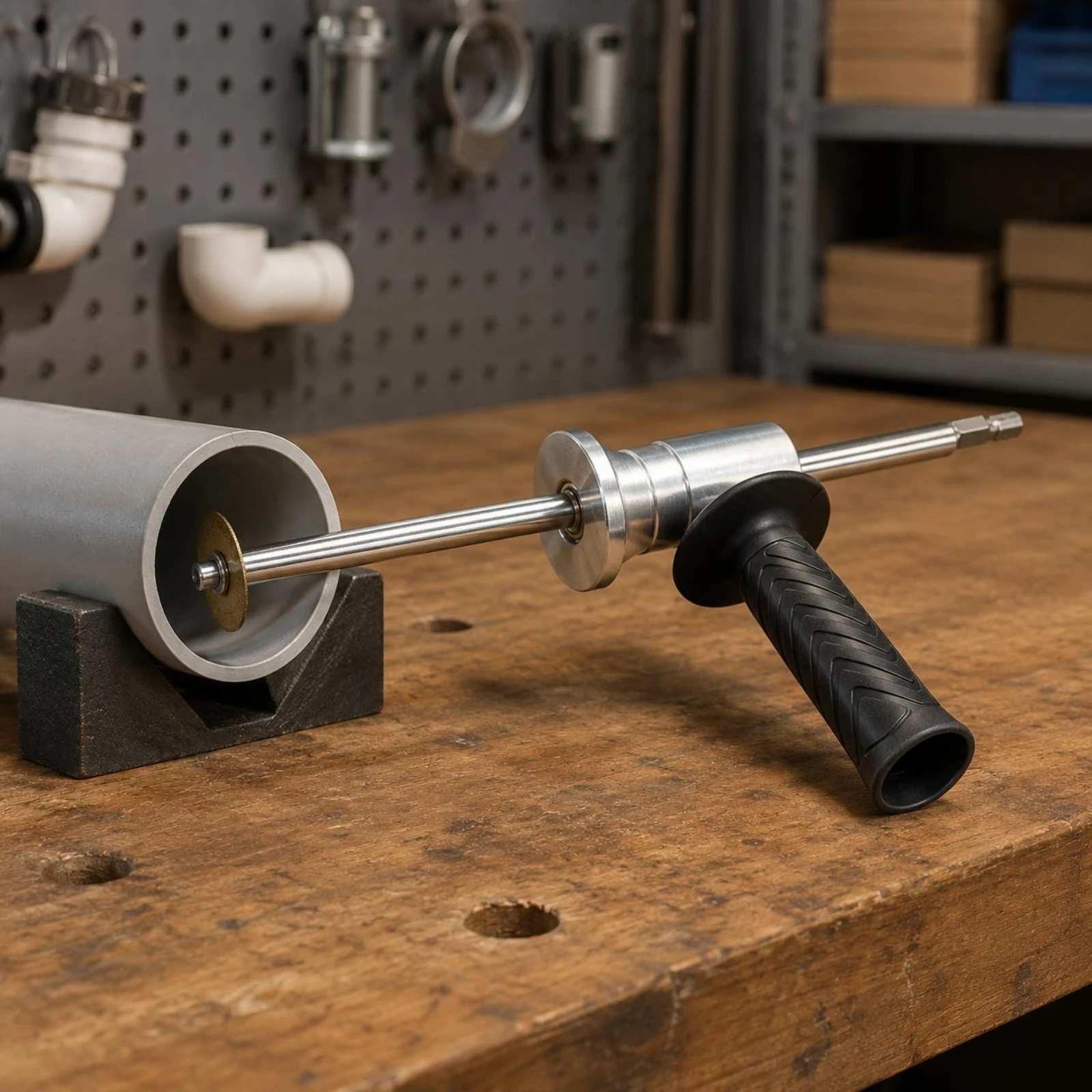 PVC Pipe Cutter Textured Handle Pipe Cutting Tool Construction Gear Included Wrenches Clean Cuts for Conduit Work
PVC Pipe Cutter Textured Handle Pipe Cutting Tool Construction Gear Included Wrenches Clean Cuts for Conduit Work