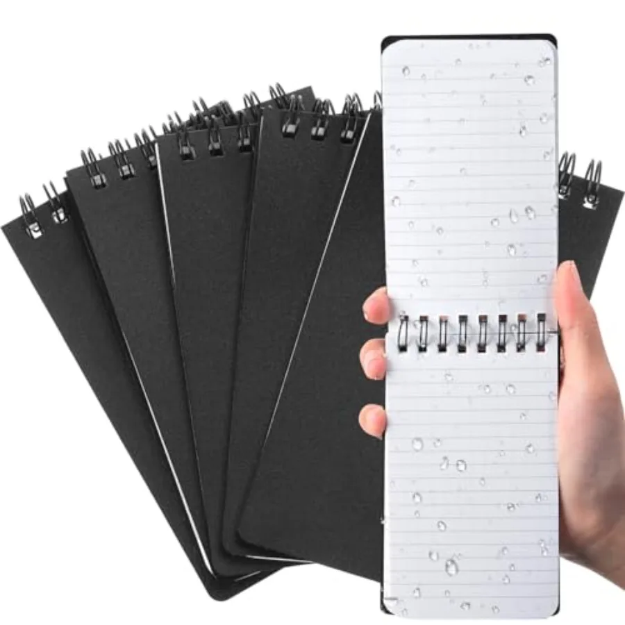 2 Pcs Waterproof 3 x 5 Black Graph Paper Pocket Notepads All Weather Spiral Steno Pads Grid Lines Memo Journal for Office
2 Pcs Waterproof 3 x 5 Black Graph Paper Pocket Notepads All Weather Spiral Steno Pads Grid Lines Memo Journal for Office