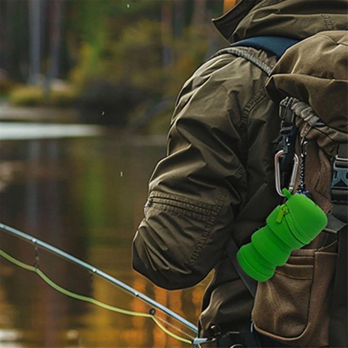 AA85 Fly Fishing Fly Box Foldable Silicone with Zipper Portable Multifunctional Trash Can with Hook Fishing Accessories Grey
AA85 Fly Fishing Fly Box Foldable Silicone with Zipper Portable Multifunctional Trash Can with Hook Fishing Accessories Grey