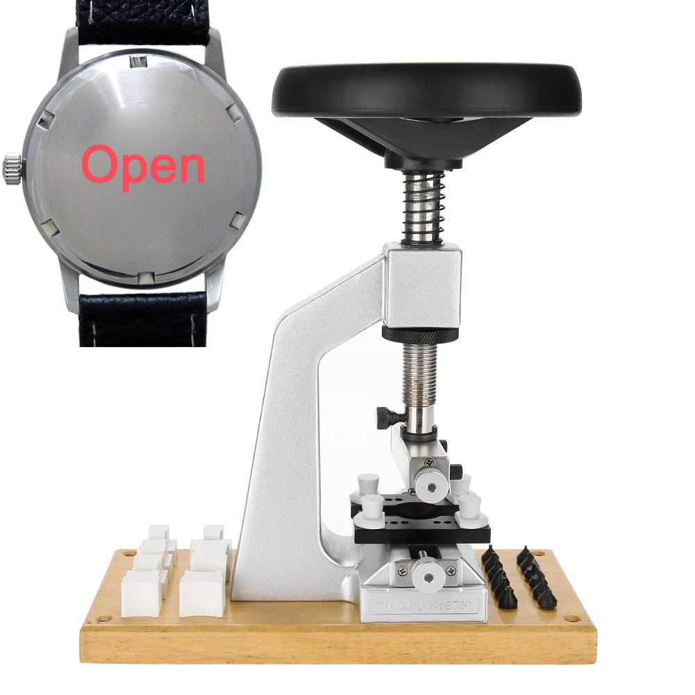 Watch Case Opener and Closer Wristwatch Tool Watchmaker Tools for Branded Timepieces
Watch Case Opener and Closer Wristwatch Tool Watchmaker Tools for Branded Timepieces