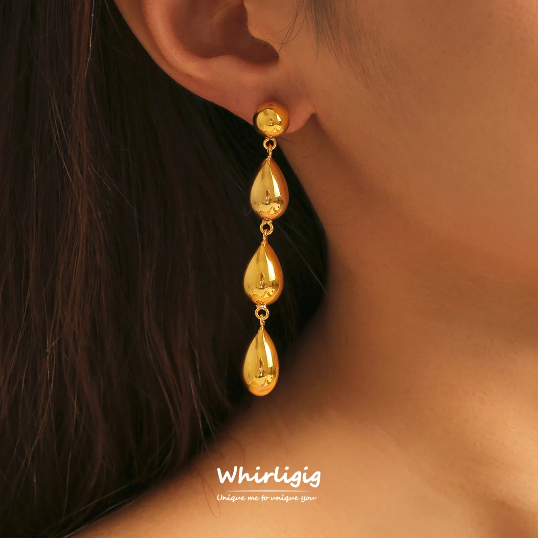 Gorgeous Waterdrop Style Copper Gold Plated Earrings for Women Long Tassel Ear Stud Charm Female Jewelry Wholesale
Gorgeous Waterdrop Style Copper Gold Plated Earrings for Women Long Tassel Ear Stud Charm Female Jewelry Wholesale