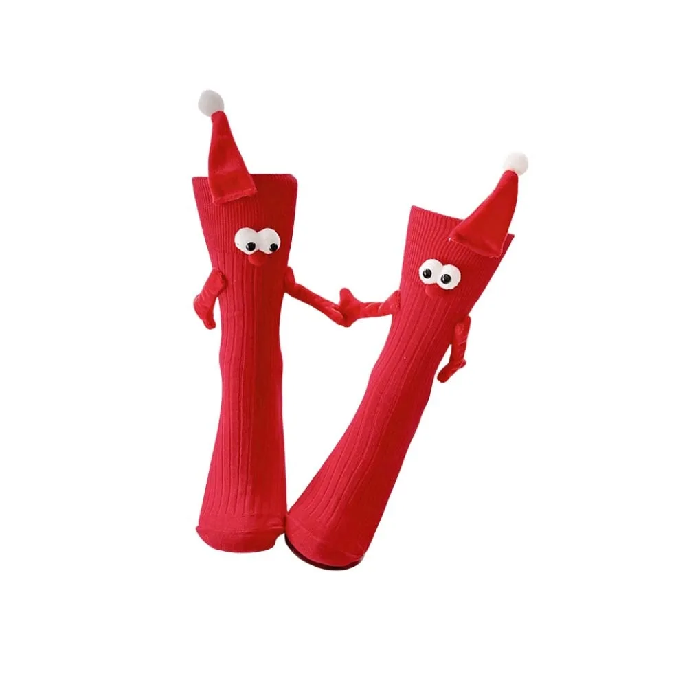 With Hands Christmas Magnetic Stocking New Year Gifts Breathable Long Tube Hose Socks Cotton Elastic Cartoon Xmas Socks Daily 
With Hands Christmas Magnetic Stocking New Year Gifts Breathable Long Tube Hose Socks Cotton Elastic Cartoon Xmas Socks Daily