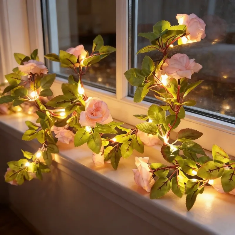 20/50LED Green Leaf String Lights Battery Powered Artificial Flower Fairy Light for Home Holiday Wedding Outdoor Decoration
20/50LED Green Leaf String Lights Battery Powered Artificial Flower Fairy Light for Home Holiday Wedding Outdoor Decoration