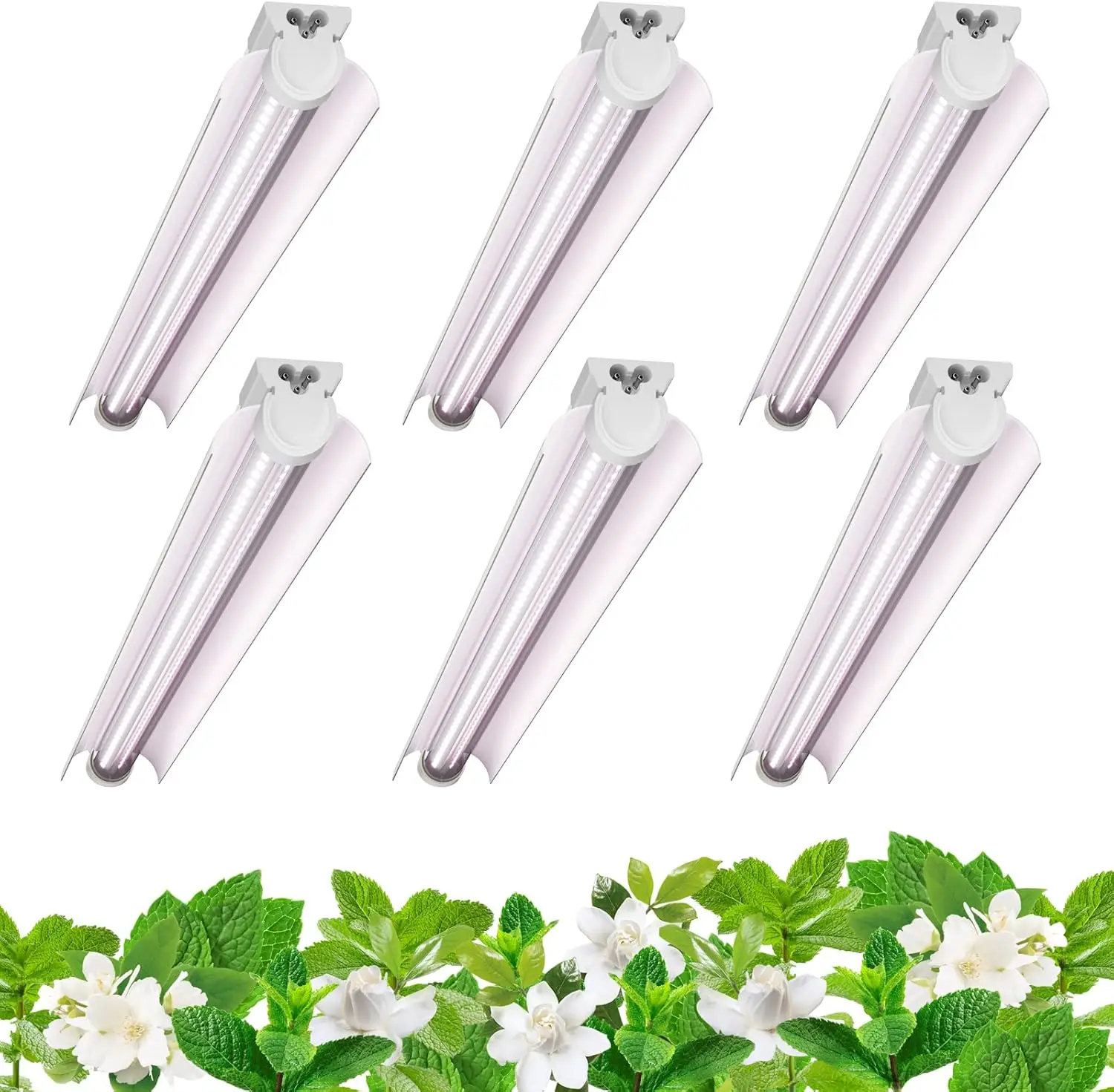 LED Grow Lights Full Spectrum 180W 6 x 30W 1000W Equivalent 3ft Grow Light Strips T8 Grow Light Bulbs Plant Lights for Indoor
LED Grow Lights Full Spectrum 180W 6 x 30W 1000W Equivalent 3ft Grow Light Strips T8 Grow Light Bulbs Plant Lights for Indoor