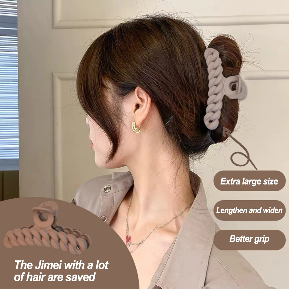 New Coffee Black Women Claw Clip Acrylic Hair Claw Clip Barrette Headwear Hair Accessories Fashion Solid Female Accessories
New Coffee Black Women Claw Clip Acrylic Hair Claw Clip Barrette Headwear Hair Accessories Fashion Solid Female Accessories