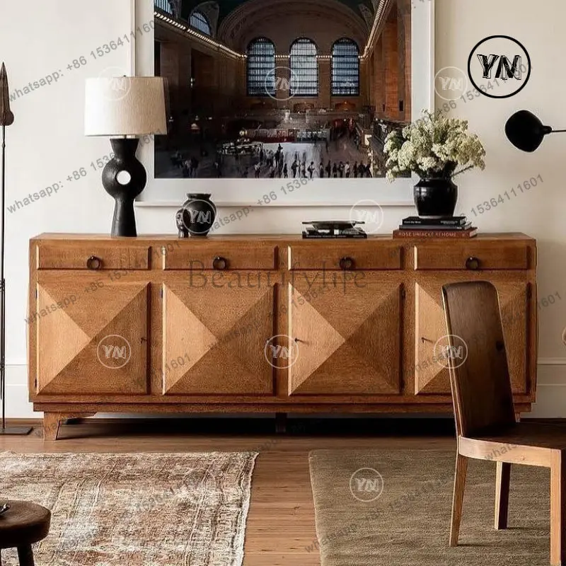 "Retro Solid Wood Dining Side Cabinet" Entrance Medieval Storage Storage Cabinet Simple and Modern
"Retro Solid Wood Dining Side Cabinet" Entrance Medieval Storage Storage Cabinet Simple and Modern
