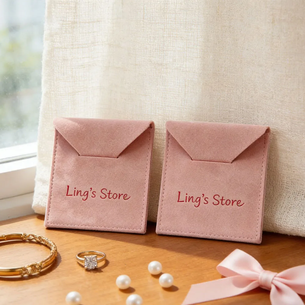 100Pcs/Lot Cute Jewelry Envelope Bag Gift Case Insert Accessories of Box Velvet Sude Flannel Jewellery Storage Pouch Candy Sack
100Pcs/Lot Cute Jewelry Envelope Bag Gift Case Insert Accessories of Box Velvet Sude Flannel Jewellery Storage Pouch Candy Sack