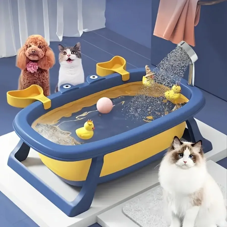 Портативная ванна для купания животных, 1 шт., для маленьких кошек и собак, складная ванна для кошек и маленьких собак до 2 кг.
Портативная ванна для купания животных, 1 шт., для маленьких кошек и собак, складная ванна для кошек и маленьких собак до 2 кг.