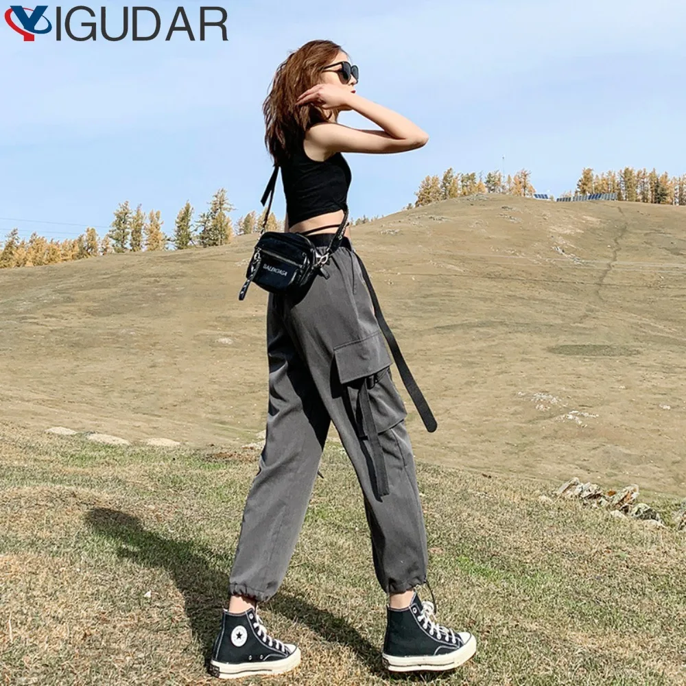 Cargo Pants Women Ankle Banded Pants Casual Ribbon High Waist Straight Trousers Summer Thin Streetwear Wide Leg Cropped Pants
Cargo Pants Women Ankle Banded Pants Casual Ribbon High Waist Straight Trousers Summer Thin Streetwear Wide Leg Cropped Pants