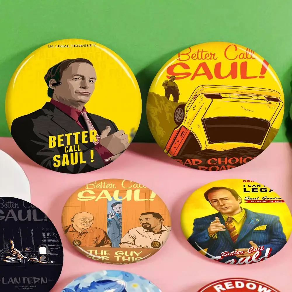 Better Call Saul tv Creative Tinplate Soft Button Pins Animal Icon Brooch Lapel Backpack Badge Accessories Pin
Better Call Saul tv Creative Tinplate Soft Button Pins Animal Icon Brooch Lapel Backpack Badge Accessories Pin