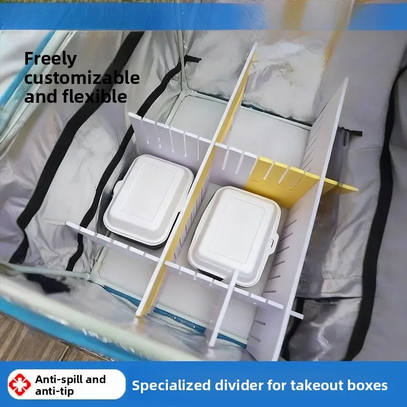 Fixed Partition Outer Delivery Box Anti-Spill Milk Tea Coca-Cola Proof Board Meal Card Buckle Board Home Organization Tools
Fixed Partition Outer Delivery Box Anti-Spill Milk Tea Coca-Cola Proof Board Meal Card Buckle Board Home Organization Tools