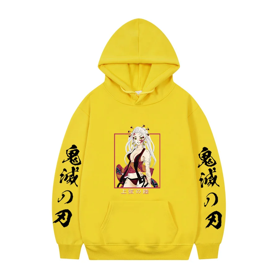 Anime Hoodie Demon Slayer Daki Hoodies Men Women Sweatshirts Harajuku Pullover Streetwear Hip Hop Clothing
Anime Hoodie Demon Slayer Daki Hoodies Men Women Sweatshirts Harajuku Pullover Streetwear Hip Hop Clothing