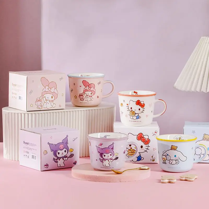 New Genuine Sanrio Hello Kitty Scale Cup High Temperature Ceramic Water Milk Cup with Scale Home Office Cartoon Drinking Bottle
New Genuine Sanrio Hello Kitty Scale Cup High Temperature Ceramic Water Milk Cup with Scale Home Office Cartoon Drinking Bottle