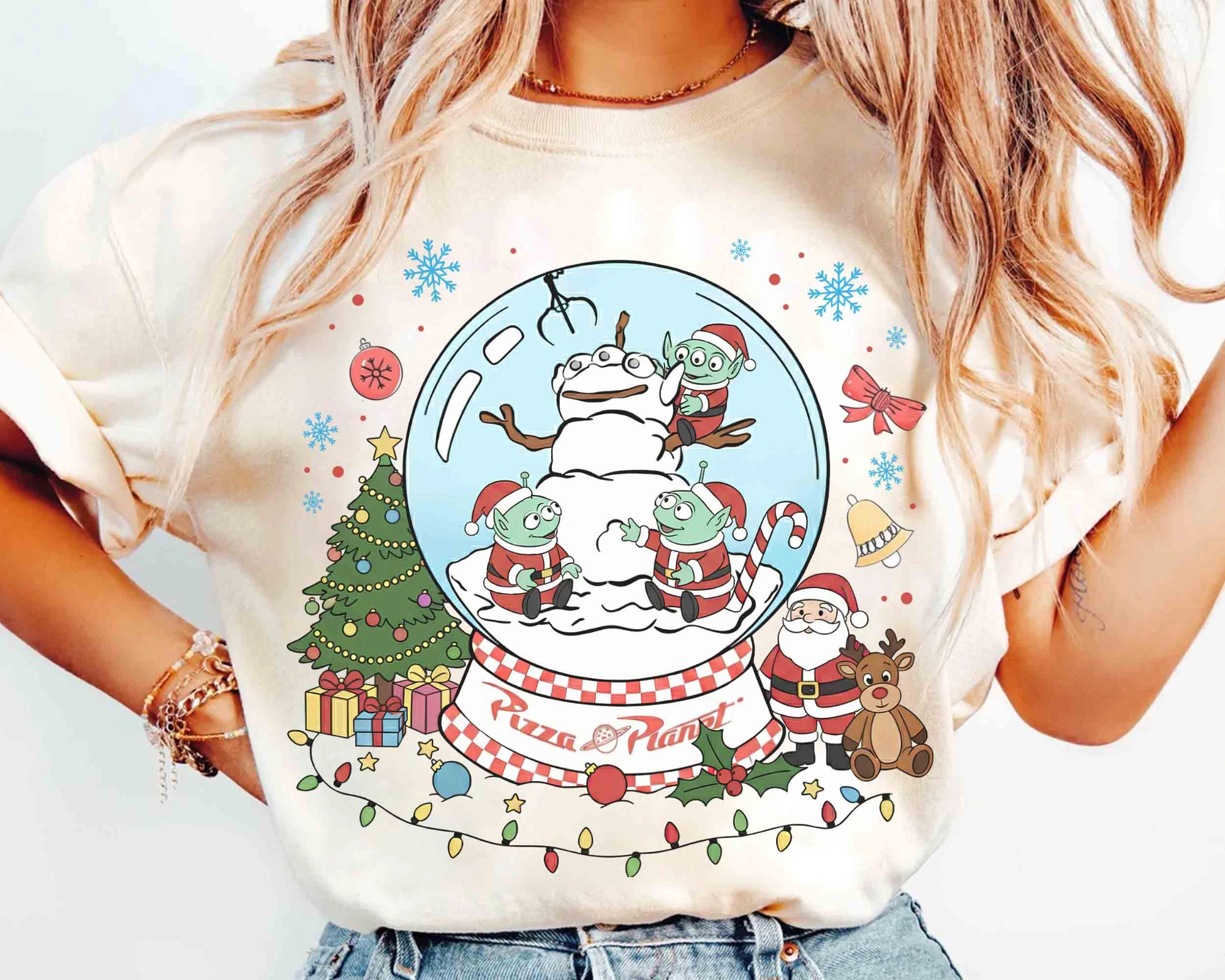Disney Alien Toy Story Pizza Planet Globe Christmas T-shirt, Mickey's 2025 Christmas Party T-shirt, Disney Park Travel Gifts
Disney Alien Toy Story Pizza Planet Globe Christmas T-shirt, Mickey's 2025 Christmas Party T-shirt, Disney Park Travel Gifts