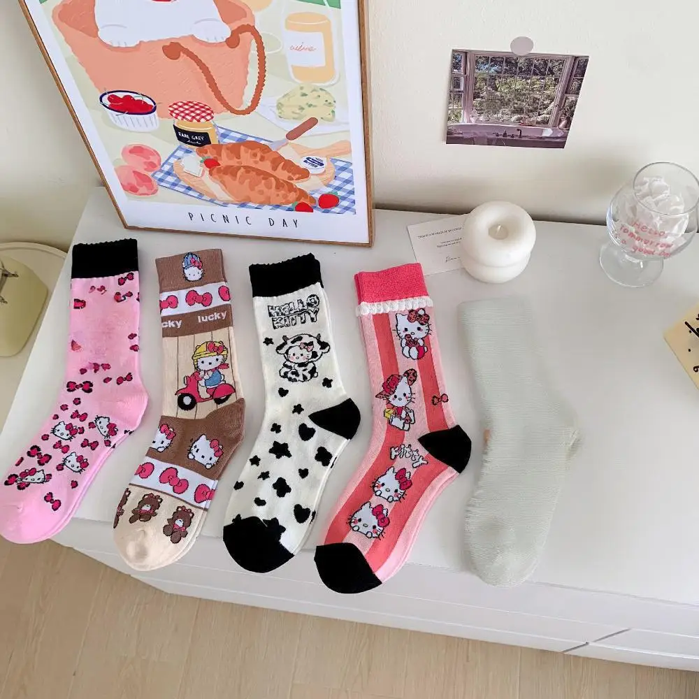 Miniso Socks Hellokitty Cute Cartoon Creative Trendy Stocking Personalized Girl Style Summer Cotton Socks Sweet and Versatile
Miniso Socks Hellokitty Cute Cartoon Creative Trendy Stocking Personalized Girl Style Summer Cotton Socks Sweet and Versatile