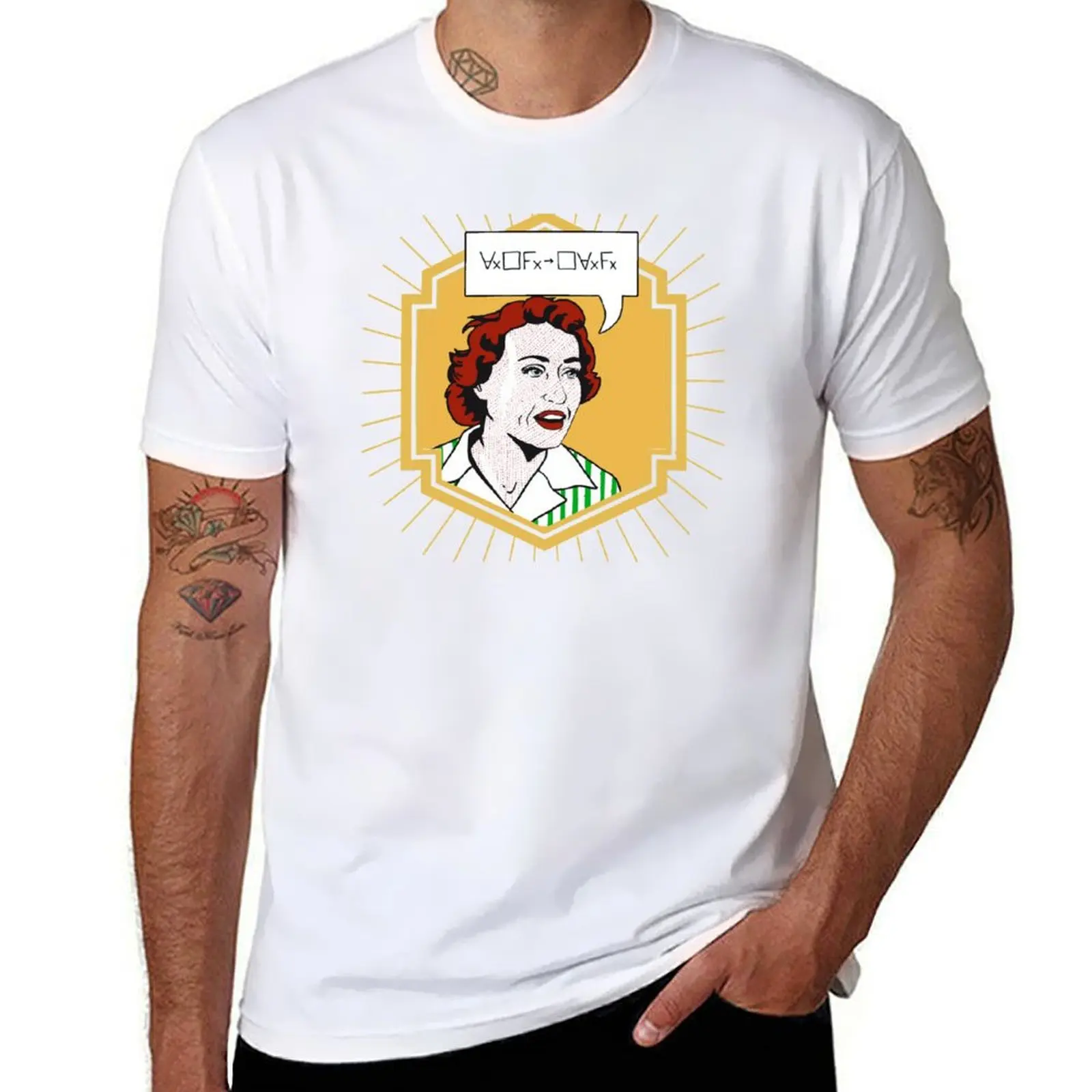 Ruth Barcan Marcus - Barcan Formula T-Shirt cotton tshirt 100% man t shirts for men casual T-Shirt
Ruth Barcan Marcus - Barcan Formula T-Shirt cotton tshirt 100% man t shirts for men casual T-Shirt