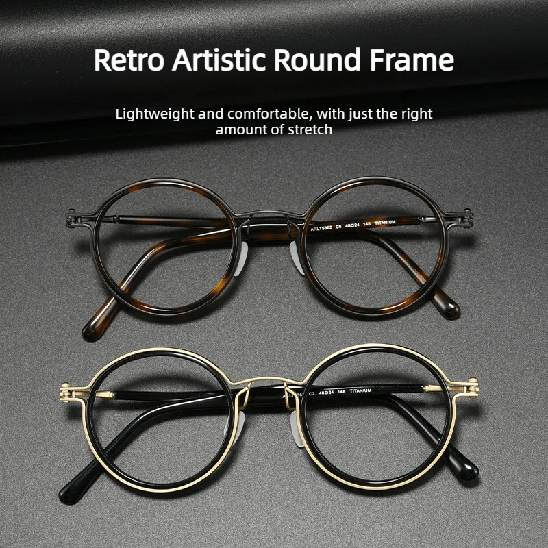 Vintage Hollowed Out Titanium Circular Eyeglass Frame Men Classic Luxury Fashion Wide Brim Anti Blue Light Retro Glasses Frame
Vintage Hollowed Out Titanium Circular Eyeglass Frame Men Classic Luxury Fashion Wide Brim Anti Blue Light Retro Glasses Frame