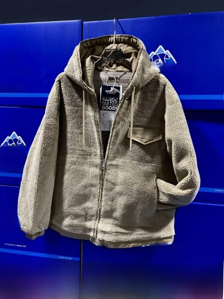 Men's Outdoor Fleece Lined Thickened Hat Jacket Autumn Winter Warm Stylish Standard Fit Casual Style Zipper Closure Coat
Men's Outdoor Fleece Lined Thickened Hat Jacket Autumn Winter Warm Stylish Standard Fit Casual Style Zipper Closure Coat