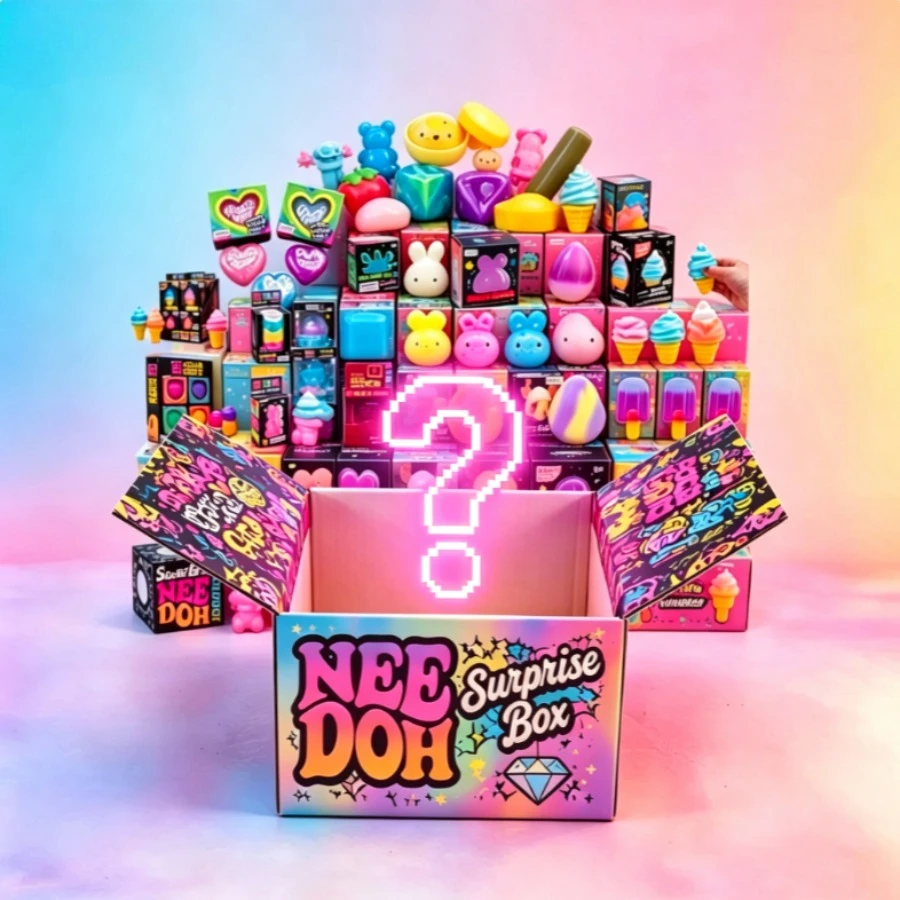 Open The Nee Doh Surprise Box 2026, Single Random Cute Squeeze Toy Blind Box, Fun Unboxing Experience & Excellent Party Present for Boys Girls
Open The Nee Doh Surprise Box 2026, Single Random Cute Squeeze Toy Blind Box, Fun Unboxing Experience & Excellent Party Present for Boys Girls