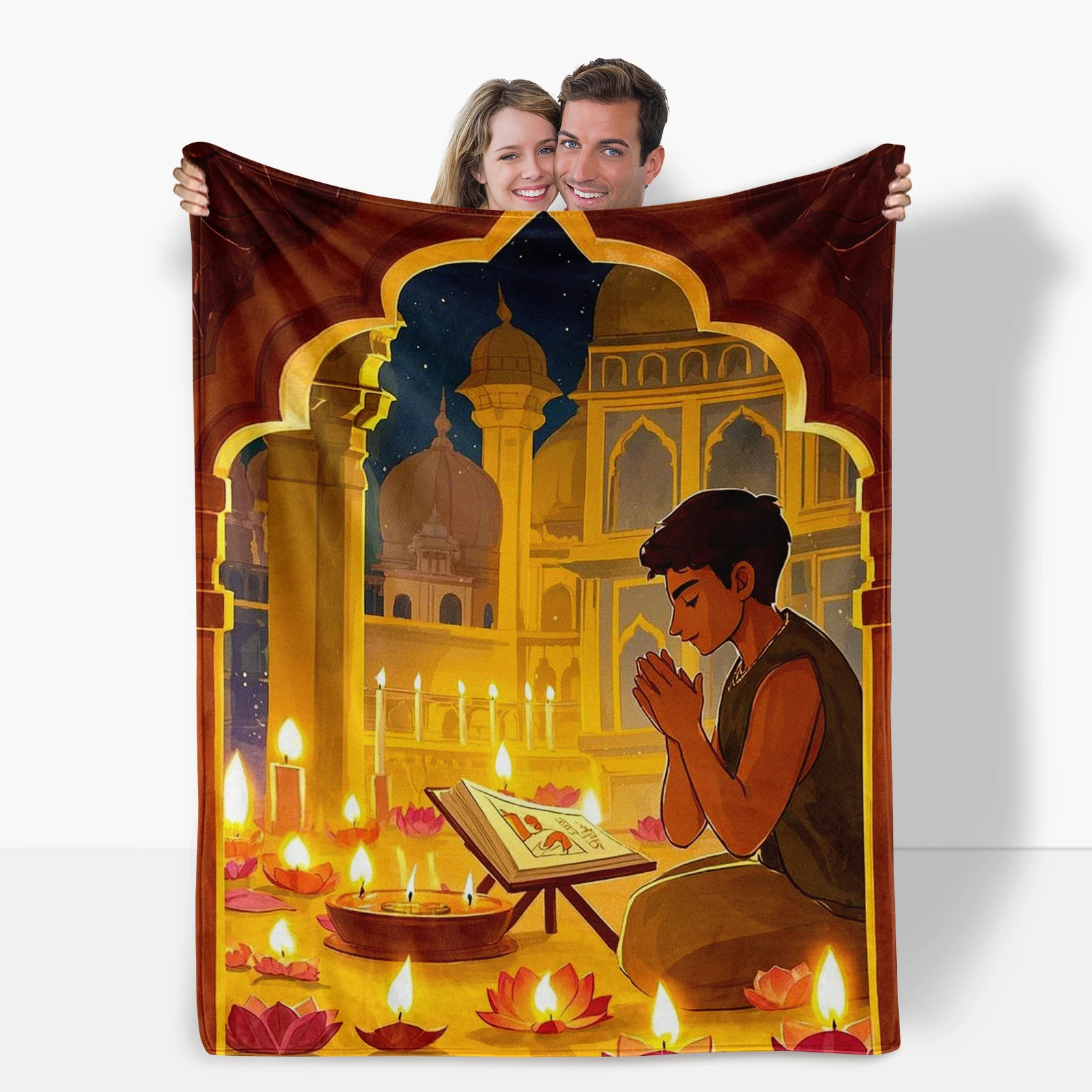 Creative Ramadan Themed Blanket Combining Cartoon Prayers And Mosque Elements Thoughtful Gift For Children In The Family
Creative Ramadan Themed Blanket Combining Cartoon Prayers And Mosque Elements Thoughtful Gift For Children In The Family