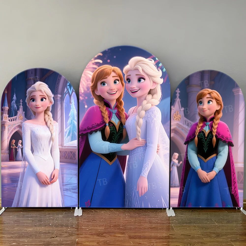 Frozen Arch Backdrop Cover Disney Elsa & Anna with Castle Scene, Charming Photo Booth Props for Parties & Home Decoration
Frozen Arch Backdrop Cover Disney Elsa & Anna with Castle Scene, Charming Photo Booth Props for Parties & Home Decoration