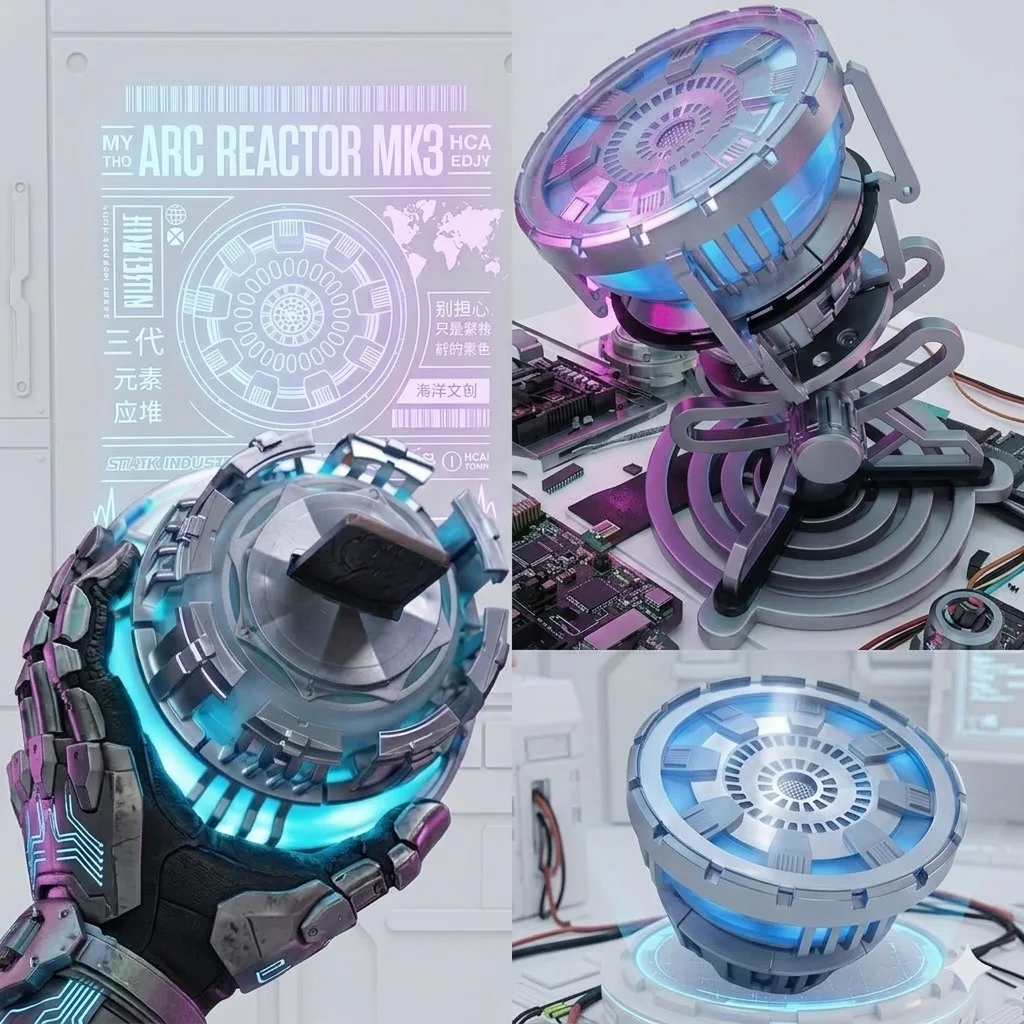 1:1 Scale Arc Reactor Tony Stark MARK 1/3/5 LED Light Model Palladium Element Chest Lamp Cosplay Prop Collectible Gift for Adult
1:1 Scale Arc Reactor Tony Stark MARK 1/3/5 LED Light Model Palladium Element Chest Lamp Cosplay Prop Collectible Gift for Adult