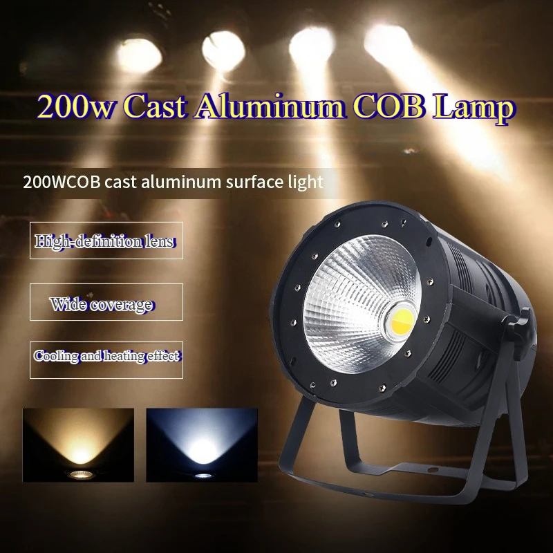 200W LED Aluminum Flat Light COB Surface Light 100W Warm White Floodlight Wedding Film Televisionauto Show Performance Stage
200W LED Aluminum Flat Light COB Surface Light 100W Warm White Floodlight Wedding Film Televisionauto Show Performance Stage