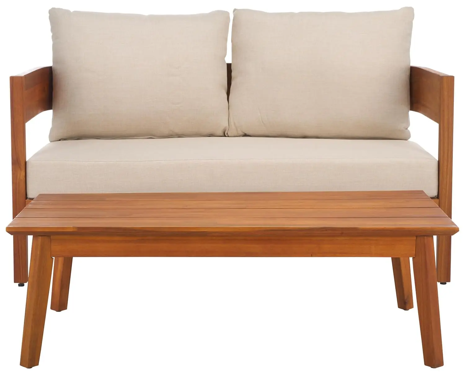 Natural Acacia Wood Outdoor Bench & Table Set with Cushion, Patio Garden, Customized
Natural Acacia Wood Outdoor Bench & Table Set with Cushion, Patio Garden, Customized