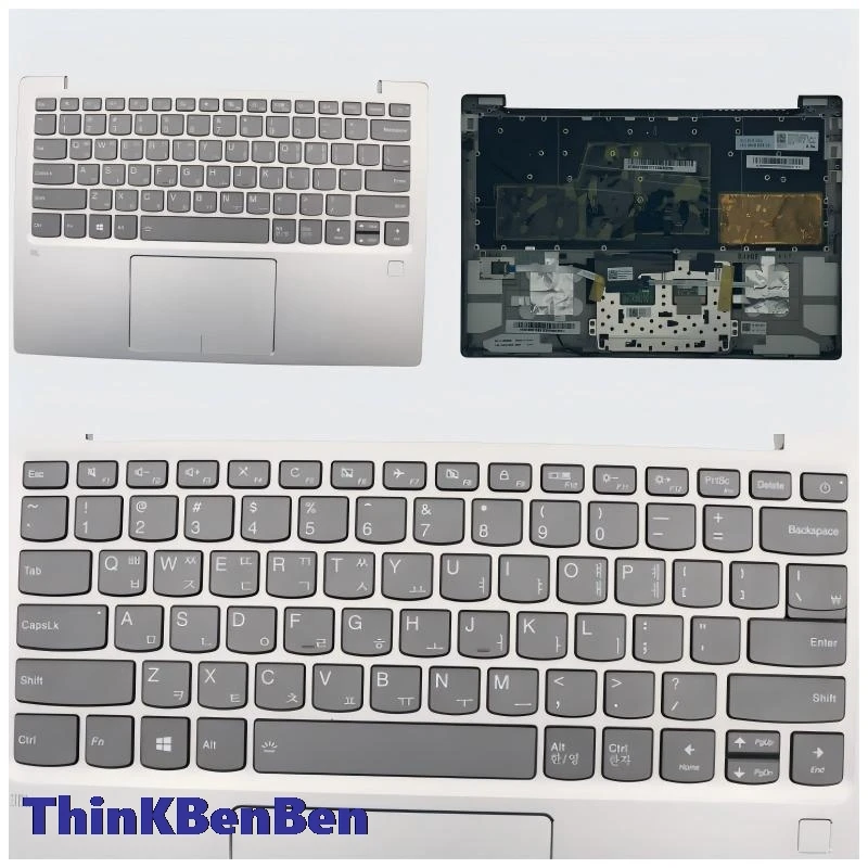 KR Korean Keyboard Platinum Upper Case Palmrest Shell Cover For Lenovo Ideapad 720S -13 13IKB 13ARR Laptop 5CB0P18985
KR Korean Keyboard Platinum Upper Case Palmrest Shell Cover For Lenovo Ideapad 720S -13 13IKB 13ARR Laptop 5CB0P18985