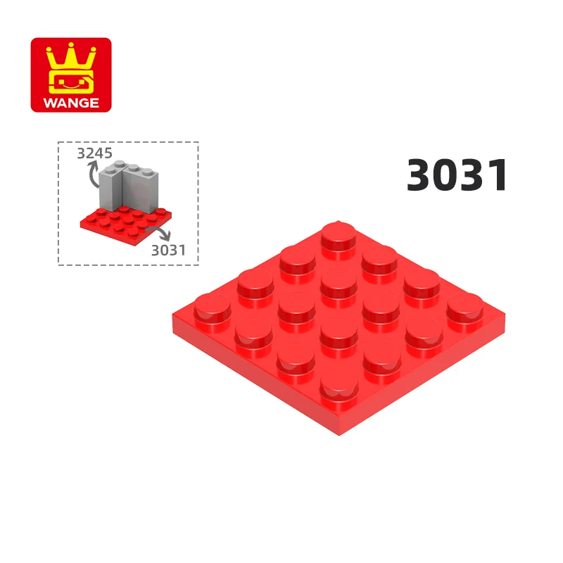 WANGE 3031 100g/41PCS 4x4 Building Block Moc Accessories Compatible with Brick DIY Children's Toy Assembly Gift Giving Storage
WANGE 3031 100g/41PCS 4x4 Building Block Moc Accessories Compatible with Brick DIY Children's Toy Assembly Gift Giving Storage