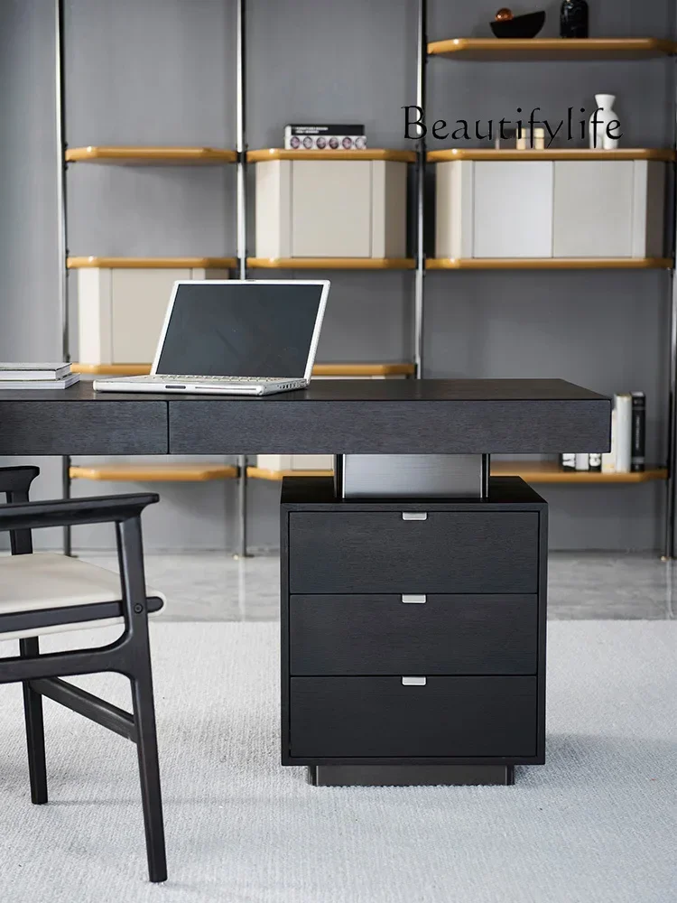 Modern Italian minimalist study desk bookcase combination, modern minimalist office desk
Modern Italian minimalist study desk bookcase combination, modern minimalist office desk